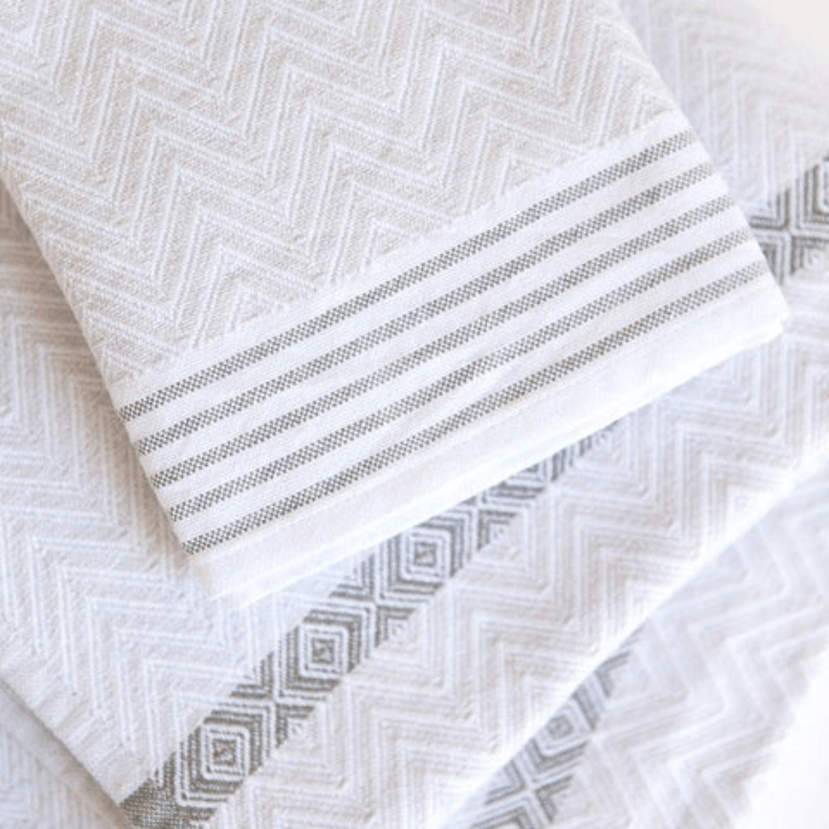 Beach Towel • Geometric • Flat Weave • 100% Cotton - Image 9